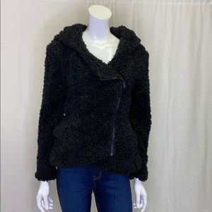 🆕 Asymmetrical Hooded Woobie Jacket